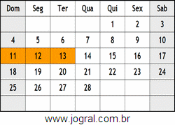 Calendário Fevereiro Ano 2018